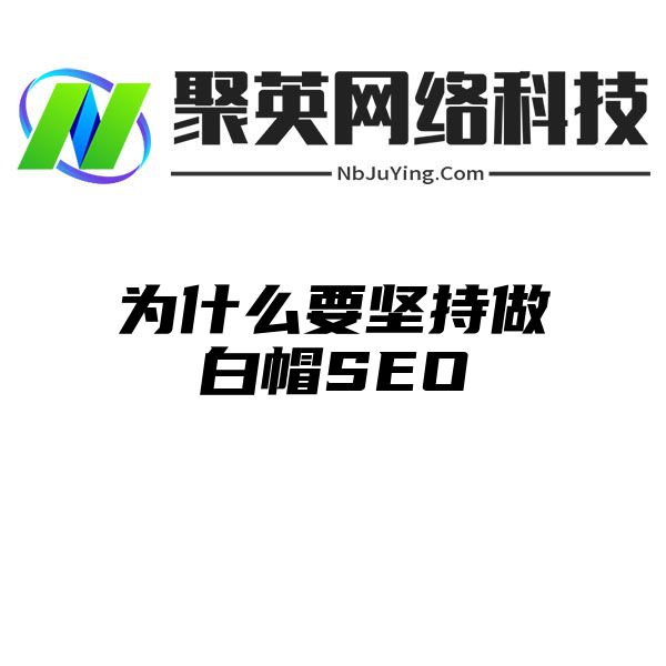 为什么要坚持做白帽SEO