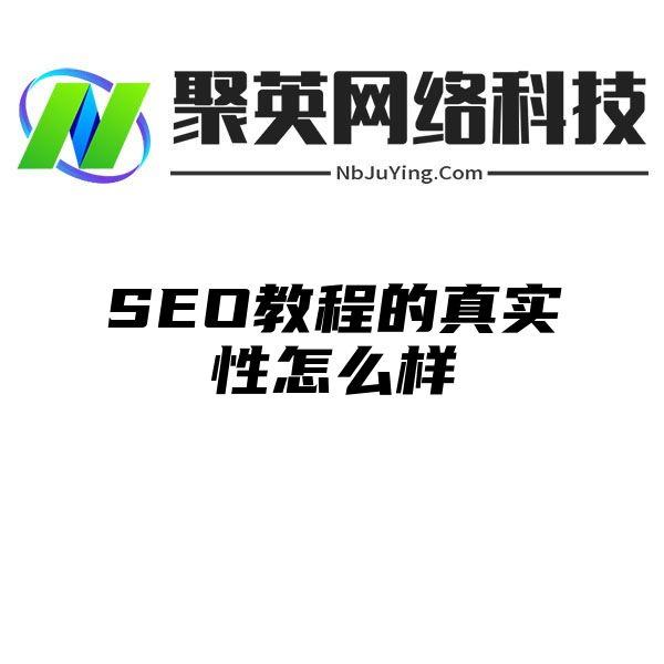 SEO教程的真实性怎么样