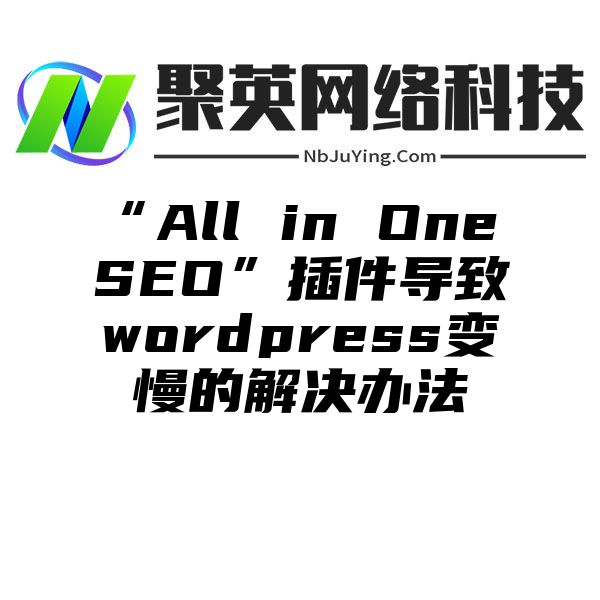 “All in One SEO”插件导致wordpress变慢的解决办法