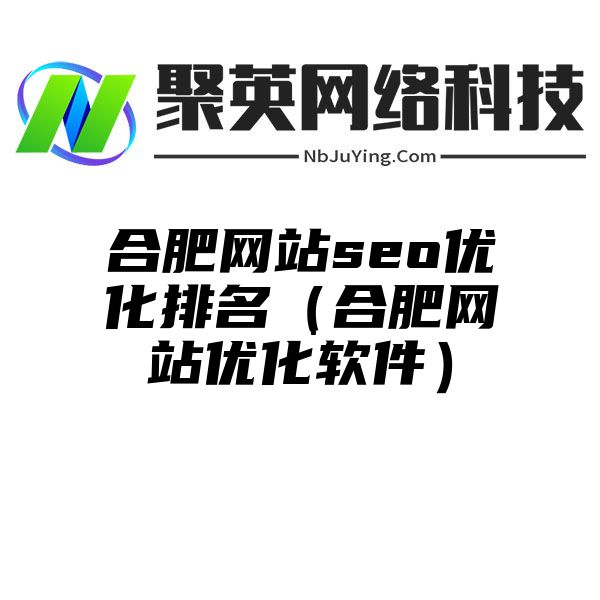 合肥网站seo优化排名（合肥网站优化软件）