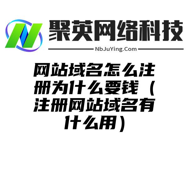 网站域名怎么注册为什么要钱（注册网站域名有什么用）