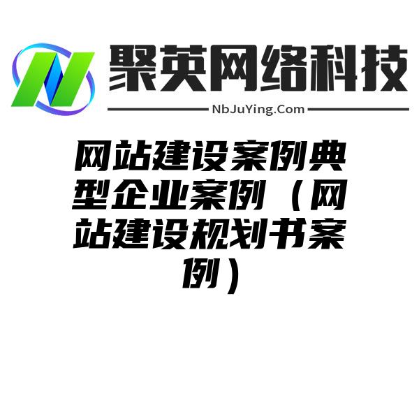 网站建设案例典型企业案例（网站建设规划书案例）