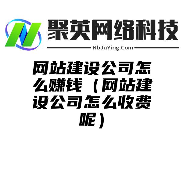 网站建设公司怎么赚钱（网站建设公司怎么收费呢）