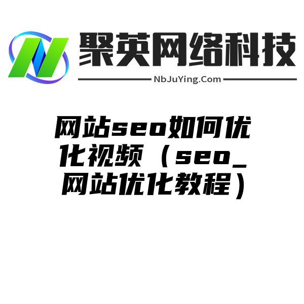 网站seo如何优化视频（seo_网站优化教程）