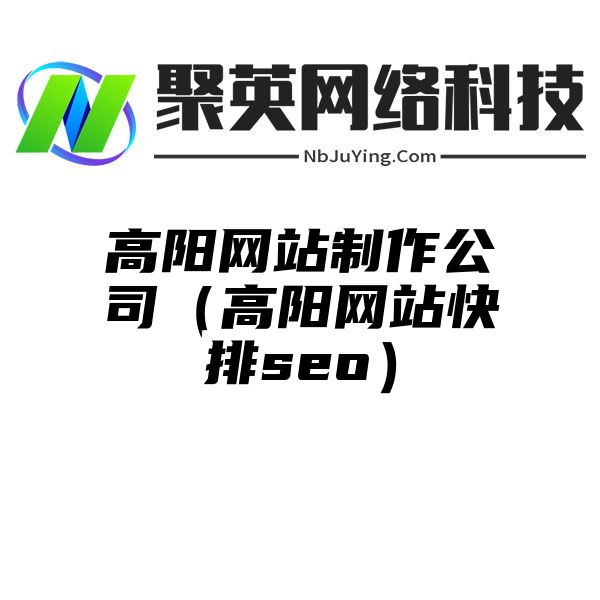 高阳网站制作公司（高阳网站快排seo）