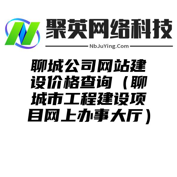 聊城公司网站建设价格查询（聊城市工程建设项目网上办事大厅）