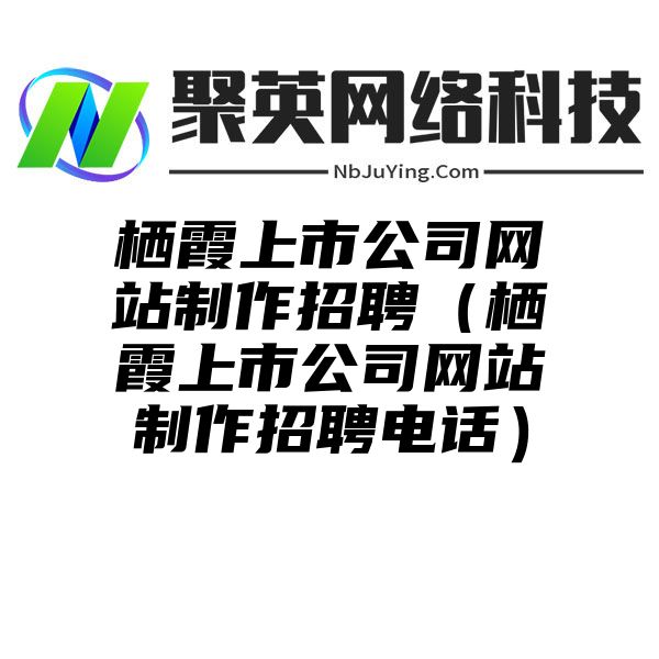 栖霞上市公司网站制作招聘（栖霞上市公司网站制作招聘电话）