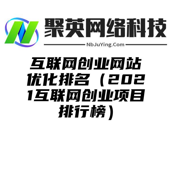 互联网创业网站优化排名（2021互联网创业项目排行榜）