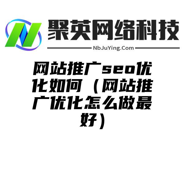 网站推广seo优化如何（网站推广优化怎么做最好）