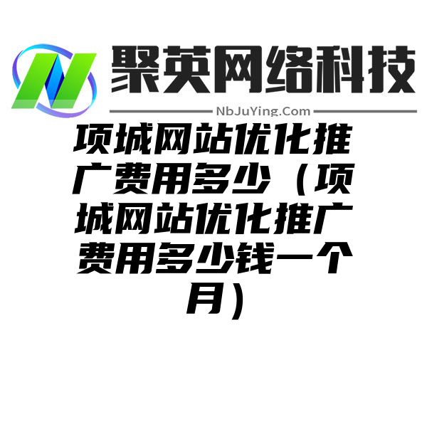 项城网站优化推广费用多少（项城网站优化推广费用多少钱一个月）