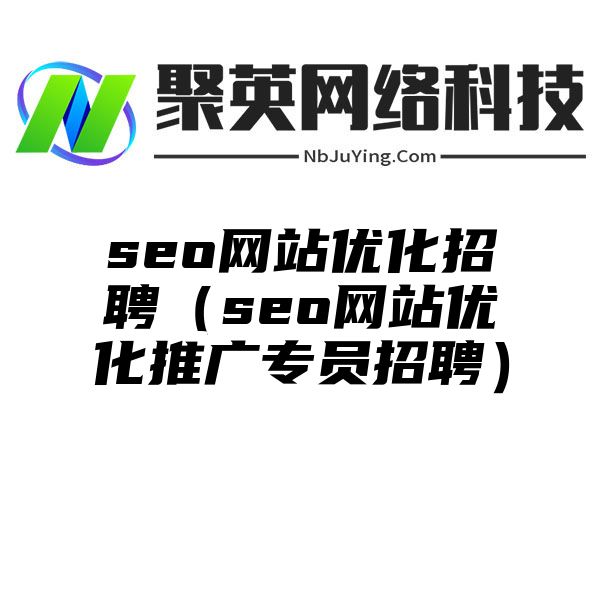 seo网站优化招聘（seo网站优化推广专员招聘）