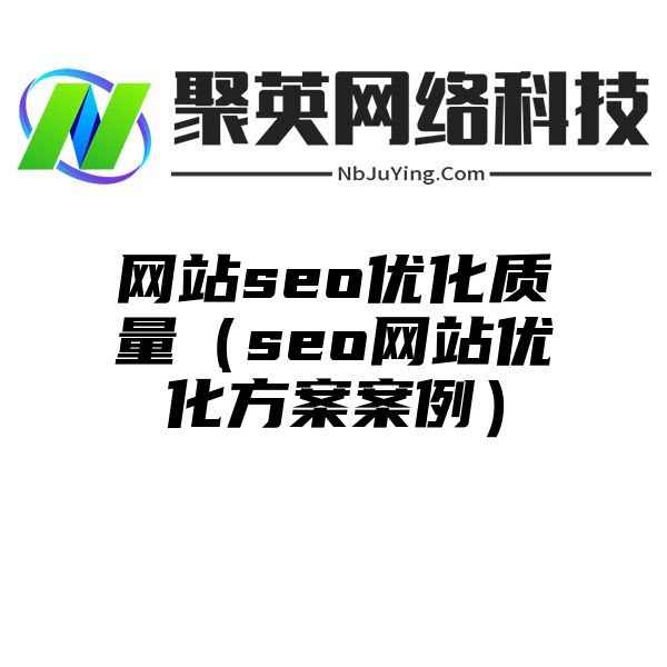 网站seo优化质量（seo网站优化方案案例）