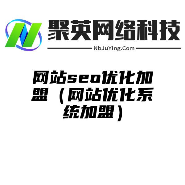 网站seo优化加盟（网站优化系统加盟）