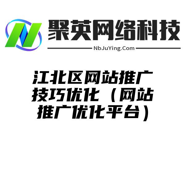 江北区网站推广技巧优化（网站推广优化平台）