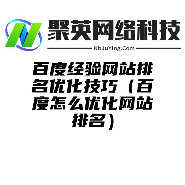 百度经验网站排名优化技巧（百度怎么优化网站排名）