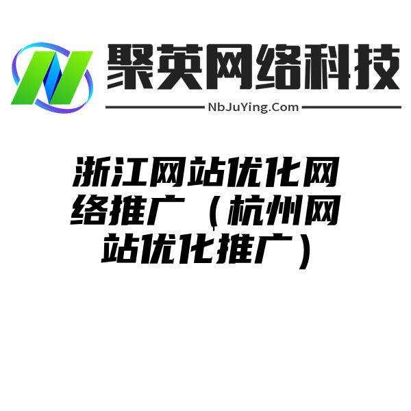 浙江网站优化网络推广（杭州网站优化推广）