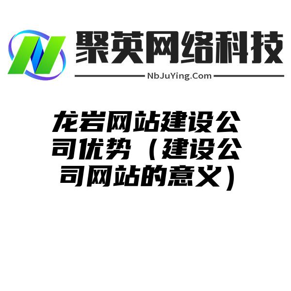 龙岩网站建设公司优势（建设公司网站的意义）