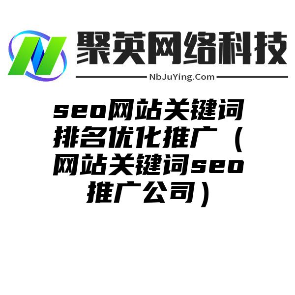 seo网站关键词排名优化推广（网站关键词seo推广公司）