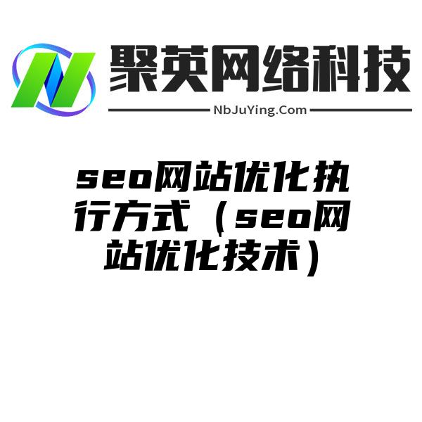 seo网站优化执行方式（seo网站优化技术）