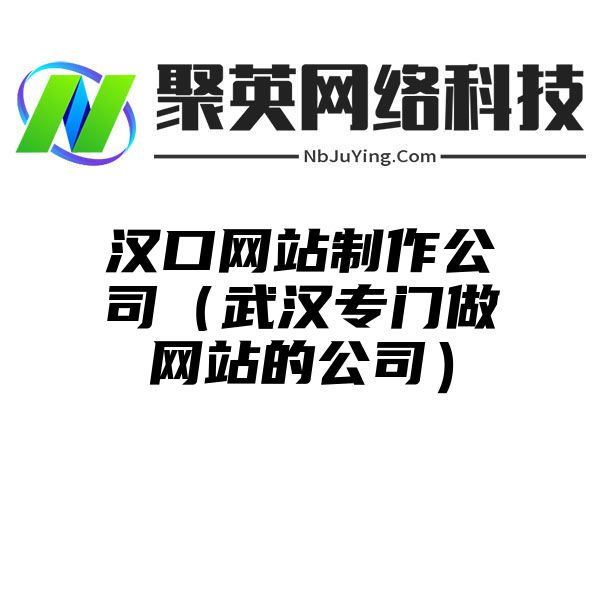 汉口网站制作公司（武汉专门做网站的公司）