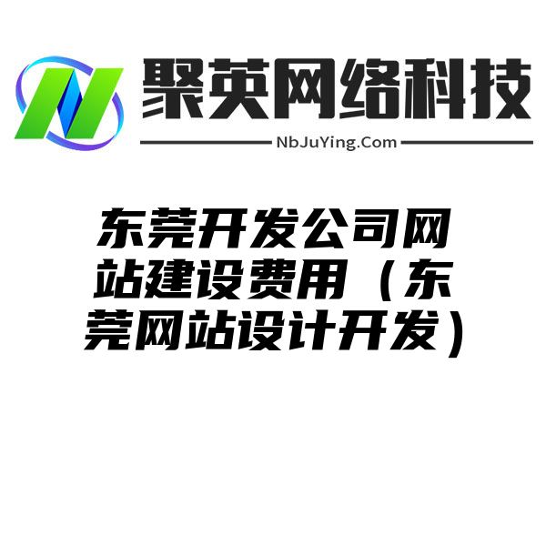 东莞开发公司网站建设费用（东莞网站设计开发）