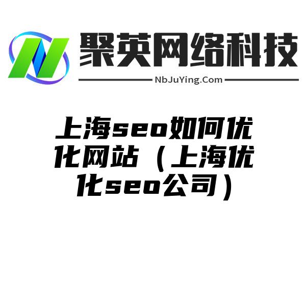 上海seo如何优化网站（上海优化seo公司）