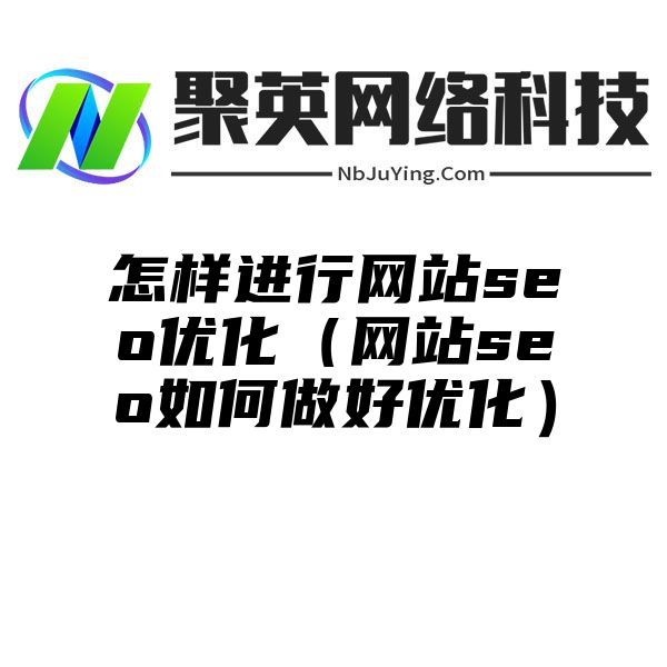 怎样进行网站seo优化（网站seo如何做好优化）