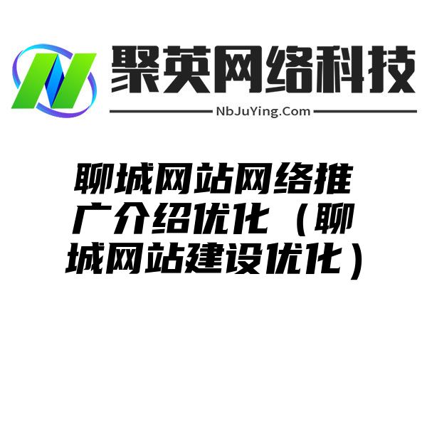 聊城网站网络推广介绍优化（聊城网站建设优化）