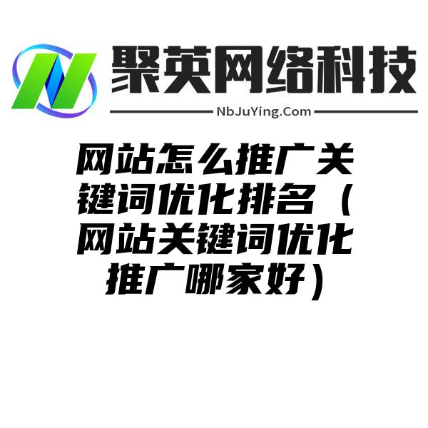 网站怎么推广关键词优化排名（网站关键词优化推广哪家好）