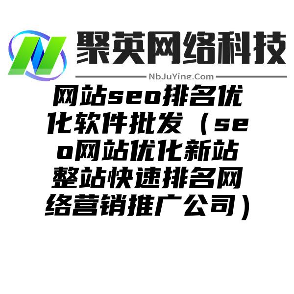 网站seo排名优化软件批发（seo网站优化新站整站快速排名网络营销推广公司）