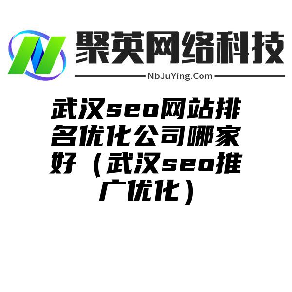 武汉seo网站排名优化公司哪家好（武汉seo推广优化）