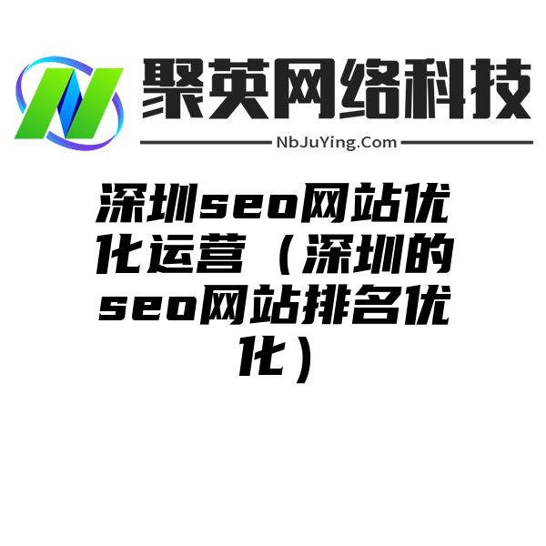 深圳seo网站优化运营（深圳的seo网站排名优化）