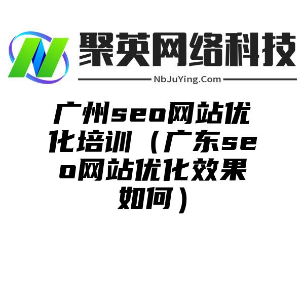 广州seo网站优化培训（广东seo网站优化效果如何）