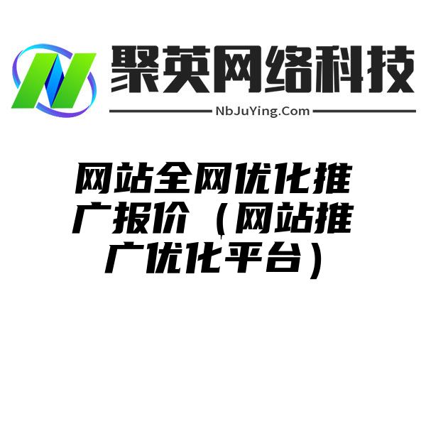 网站全网优化推广报价（网站推广优化平台）