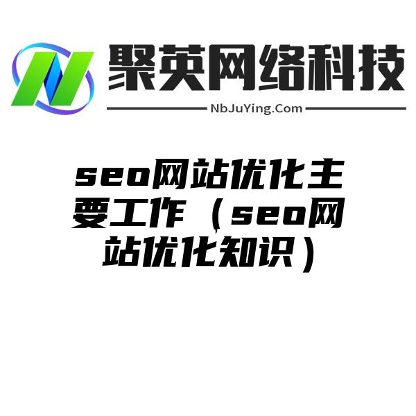 seo网站优化主要工作（seo网站优化知识）