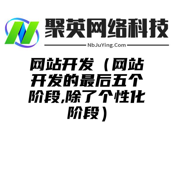 网站开发（网站开发的最后五个阶段,除了个性化阶段）